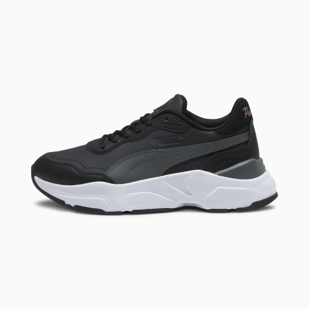 Изображение Puma Кроссовки Cassia Rose Women's Sneakers #1: PUMA Black-Shadow Gray-Rose Gold