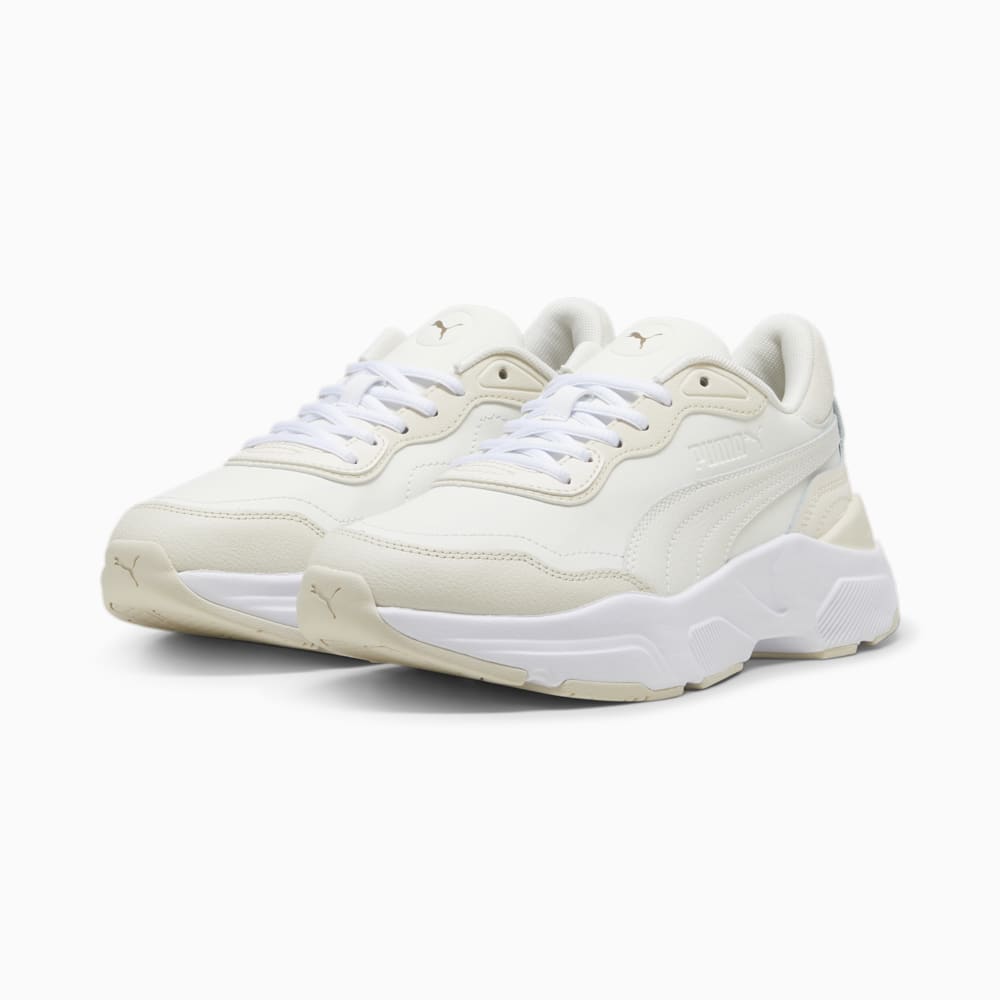 Изображение Puma Кроссовки Cassia Rose Women's Sneakers #2: Warm White-Alpine Snow-Frosted Ivory-PUMA White