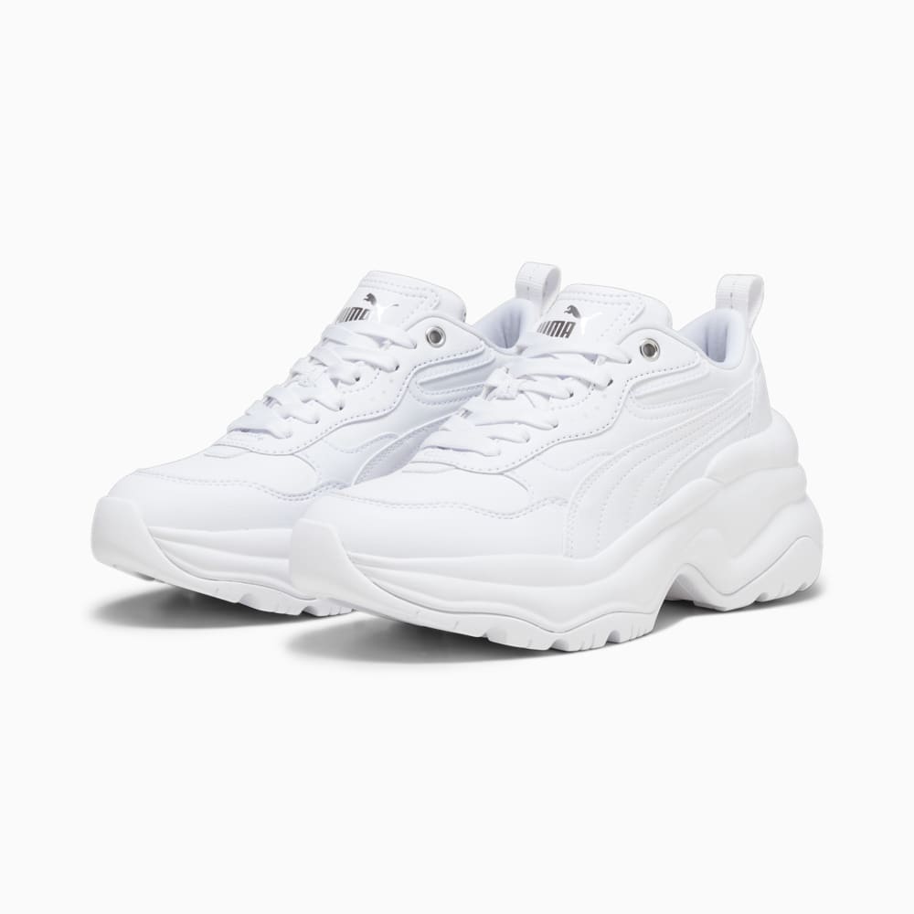 Изображение Puma Кроссовки Cilia Wedge Sneakers Women #2: Puma White-Puma White-Puma Silver