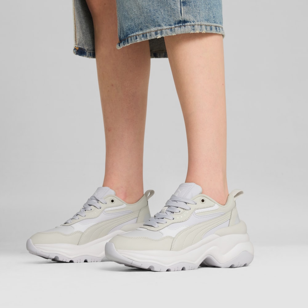 Зображення Puma Кросівки Cilia Wedge Sneakers Women #2: Silver Mist-Feather Gray-PUMA White