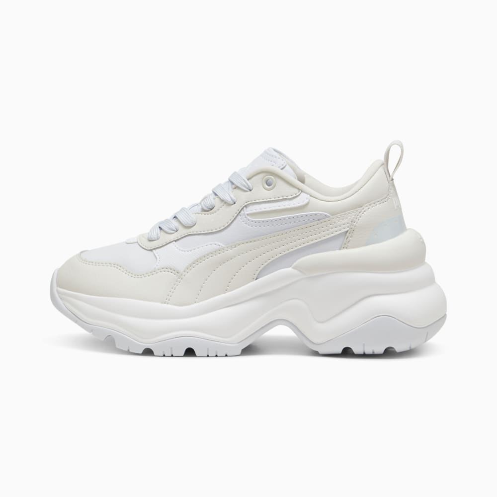 Зображення Puma Кросівки Cilia Wedge Sneakers Women #1: Silver Mist-Feather Gray-PUMA White