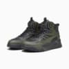 Изображение Puma Кроссовки Trinity Mid Hybrid Men’s Leather Sneakers #2: PUMA Black-Dark Olive-Dark Olive