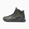 Зображення Puma Кросівки Trinity Mid Hybrid Leather Sneakers #1: PUMA Black-Dark Olive-Dark Olive