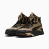 Изображение Puma Кроссовки Trinity Mid Hybrid Leather Sneakers #4: Oak Branch-PUMA Black-Sand Dune-Haute Coffee