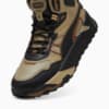 Изображение Puma Кроссовки Trinity Mid Hybrid Leather Sneakers #8: Oak Branch-PUMA Black-Sand Dune-Haute Coffee