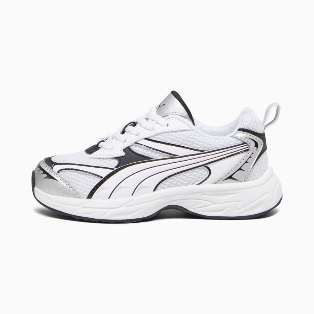 Зображення Puma Дитячі кросівки Morphic Basic Kids' Sneakers #1: Feather Gray-PUMA Black