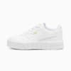 Изображение Puma Детские кеды PUMA Cali Court Kids' Leather Sneakers #1: PUMA White-PUMA Gold