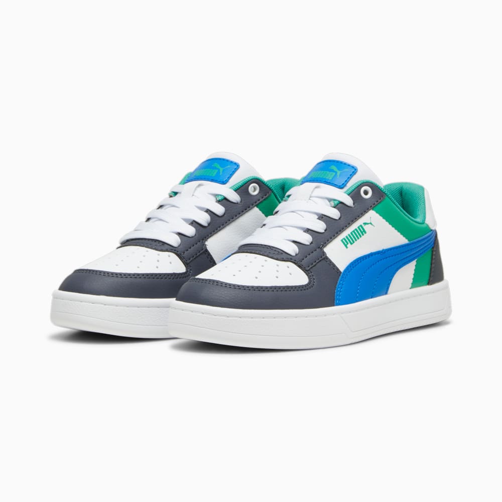 Зображення Puma Кеди PUMA Caven 2.0 Block Youth Sneakers #2: PUMA White-Hyperlink Blue-Galactic Gray