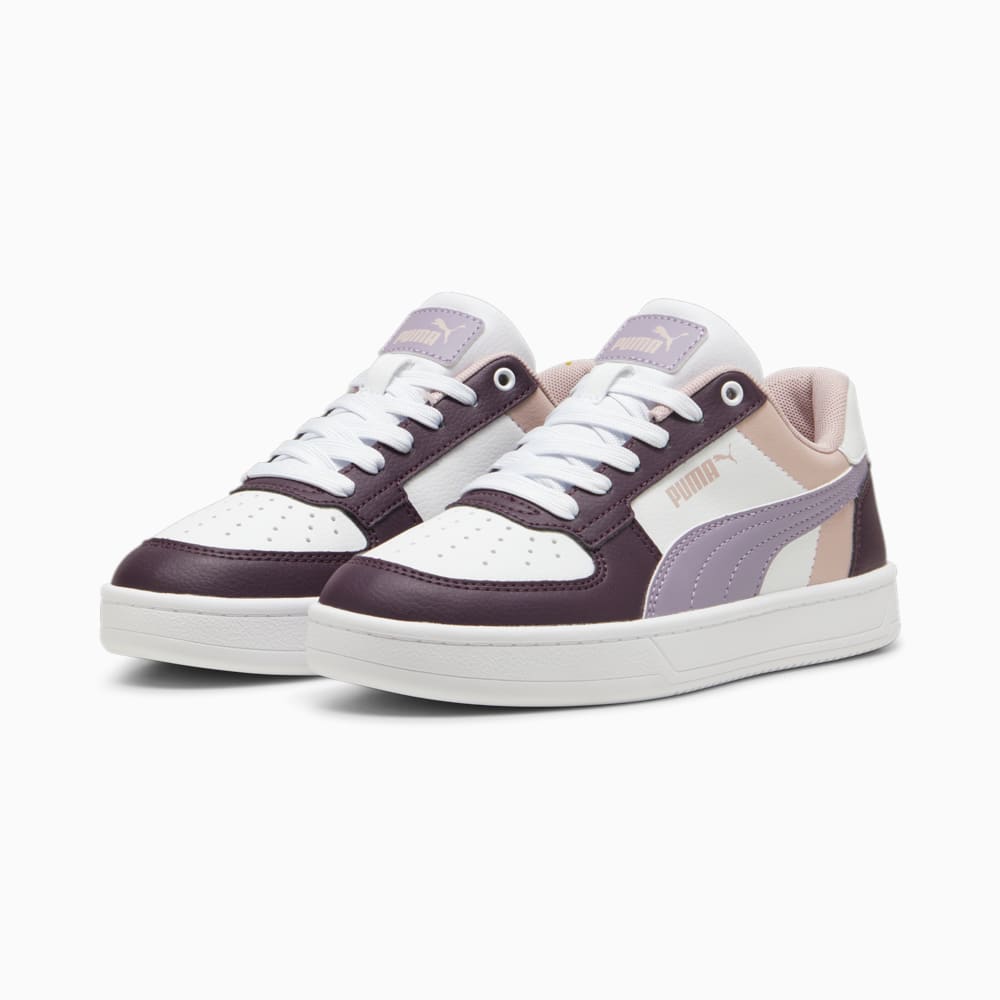 Изображение Puma Кеды PUMA Caven 2.0 Block Youth Sneakers #2: Midnight Plum-Pale Plum-PUMA White