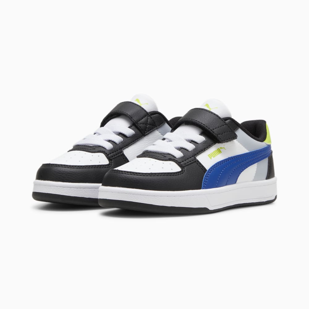 Изображение Puma Детские кеды PUMA Caven 2.0 Block Kids' Sneakers #2: Cobalt Glaze-Gray Fog-Lime Pow