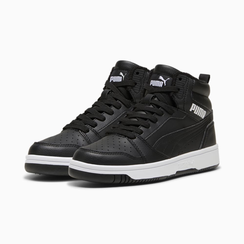 Зображення Puma Кросівки Puma Rebound V6 WTR Youth Sneakers #1: Puma Black-Puma White