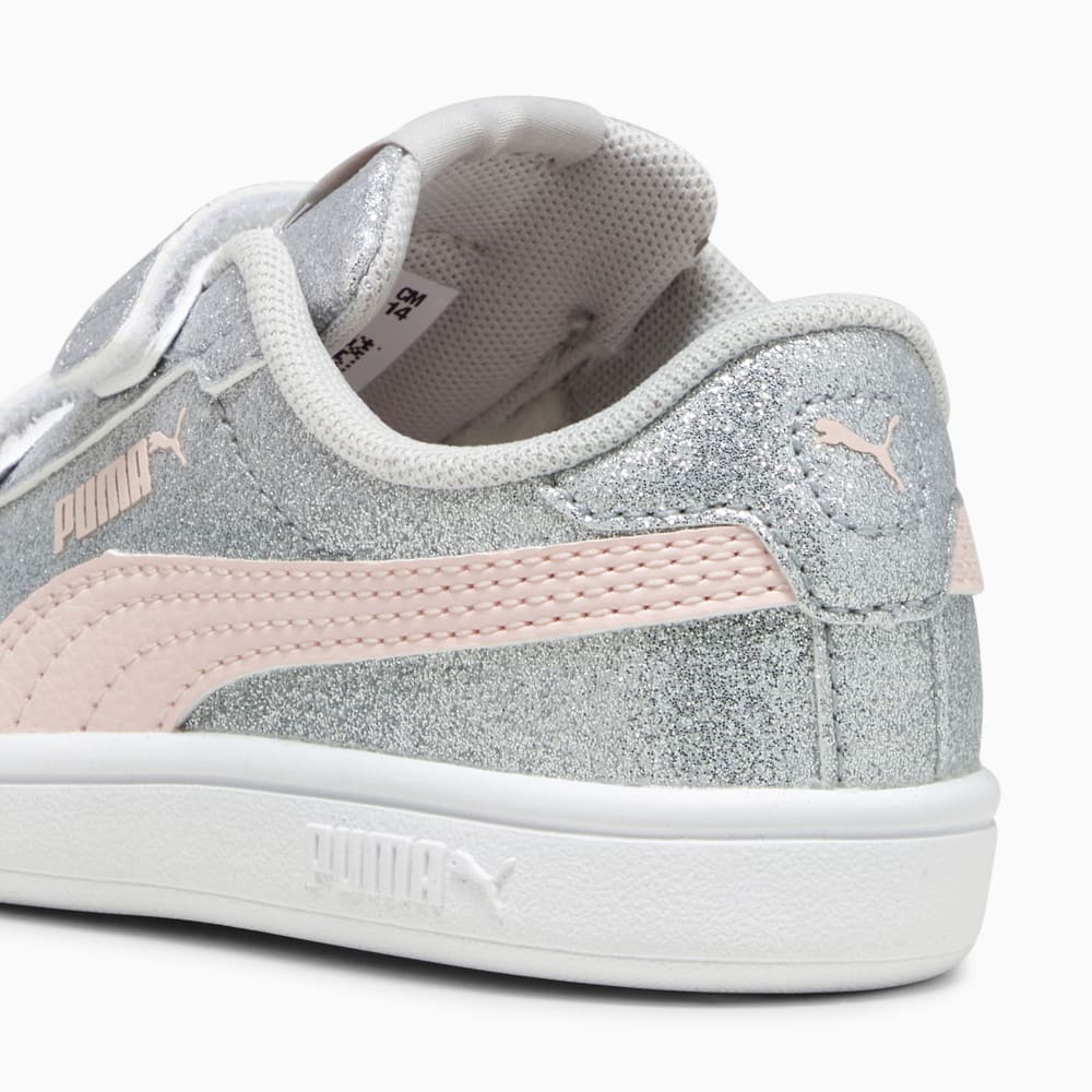 Zapatillas Puma Smash 3.0 Glitz Glam para Bebes Gris Puma