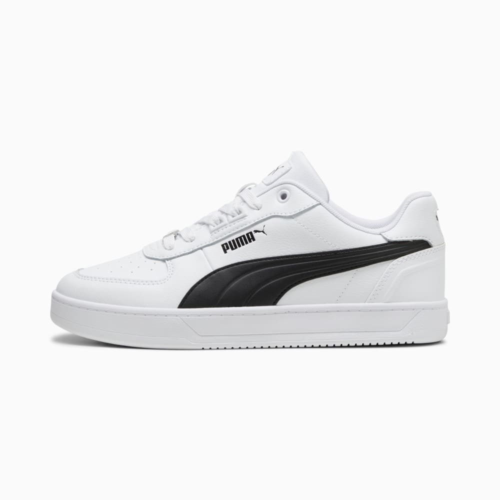 Изображение Puma Кеды Puma Caven 2.0 Lux Unisex Sneakers #1: Puma White-Puma Silver-Puma Black