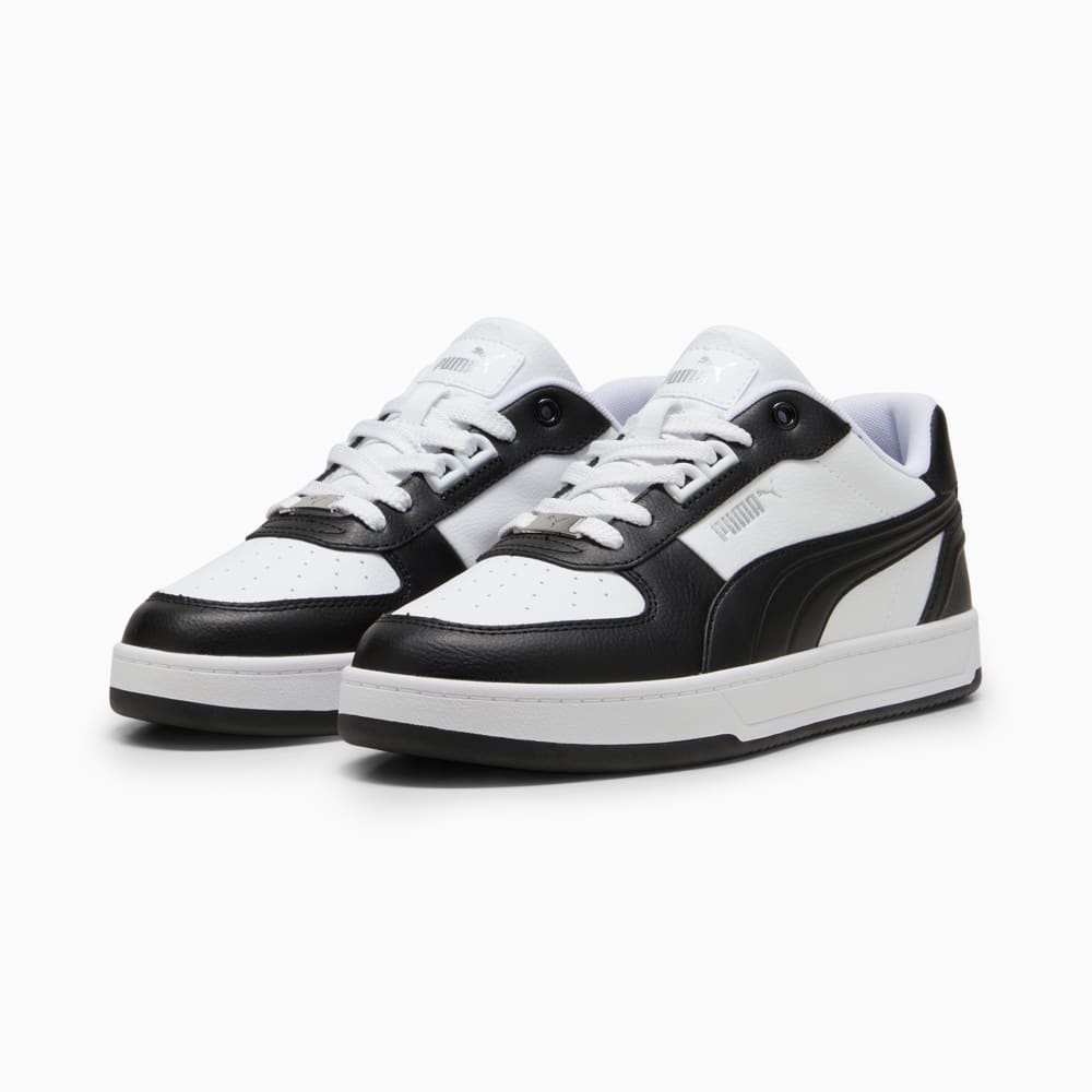 Изображение Puma Кеды Puma Caven 2.0 Lux Unisex Sneakers #2: PUMA Black-PUMA Silver-PUMA White