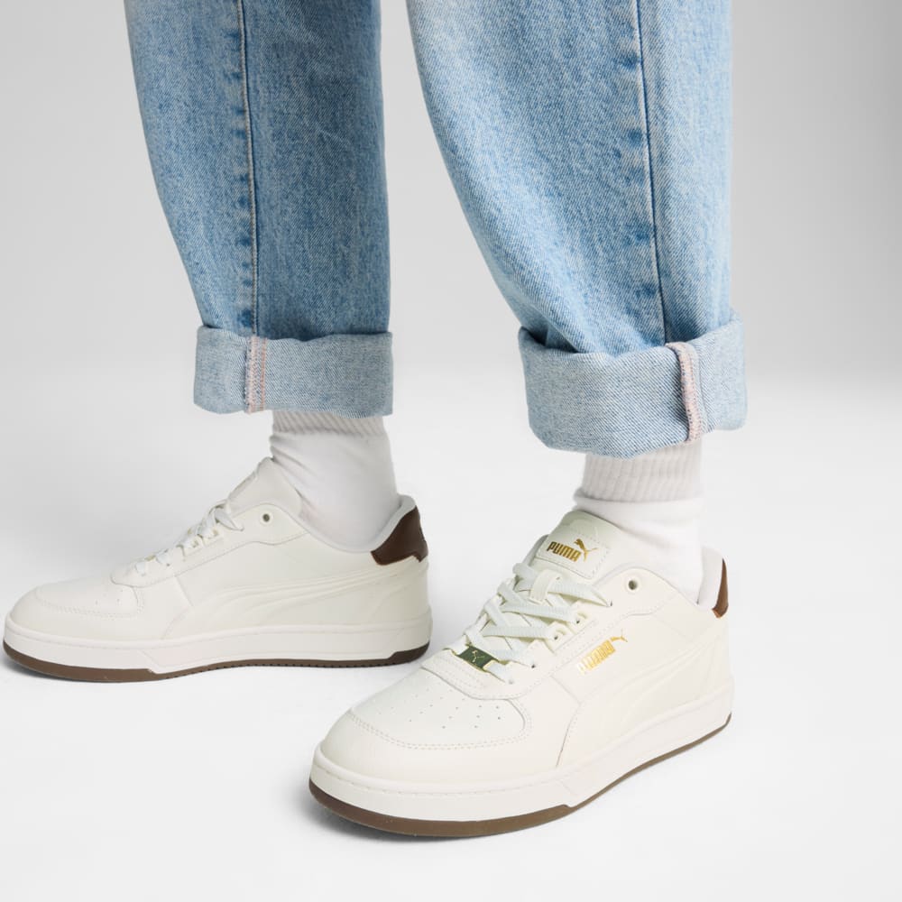 Зображення Puma Кеди Puma Caven 2.0 Lux Unisex Sneakers #2: Vapor Gray-PUMA Gold-Espresso Brown
