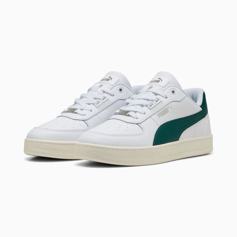 Зображення Puma Кеди Puma Caven 2.0 Lux Unisex Sneakers #2: PUMA White-Dark Myrtle-Warm White