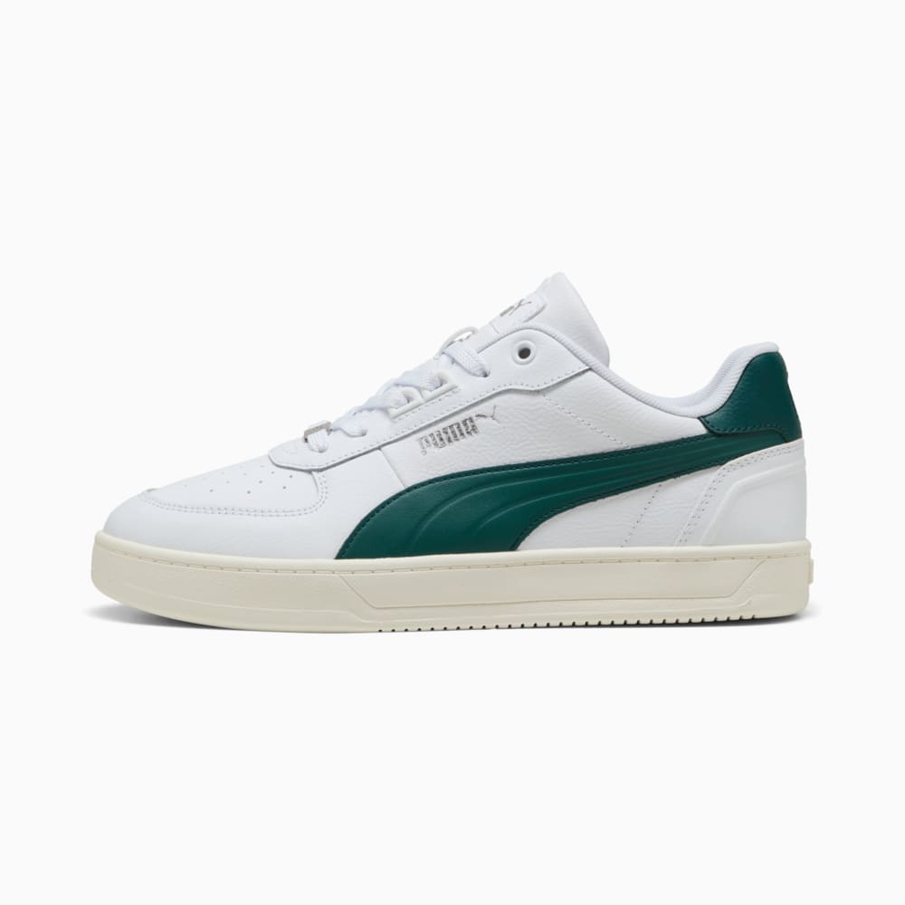 Зображення Puma Кеди Puma Caven 2.0 Lux Unisex Sneakers #1: PUMA White-Dark Myrtle-Warm White