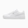 Изображение Puma Кеды Carina 2.0 Lux Women's Sneakers #1: PUMA White-Vapor Gray-PUMA Silver