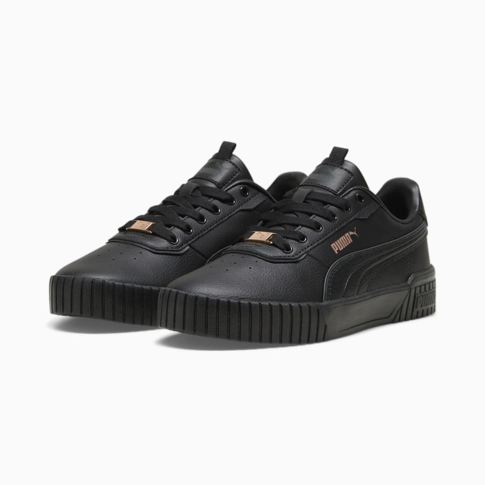 Puma carina best sale women's sneakers black