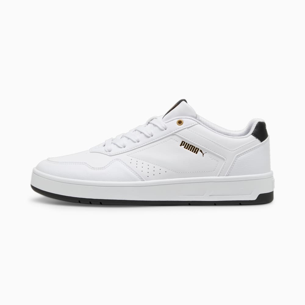 Зображення Puma Кеди Court Classic Sneakers #1: PUMA White-PUMA Black-PUMA Gold