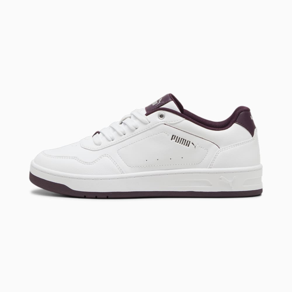 Зображення Puma Кеди Court Classy Sneakers #1: PUMA White-Midnight Plum-PUMA Silver