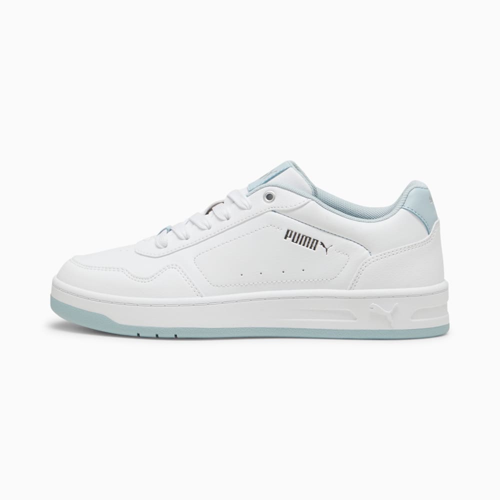 Изображение Puma Кеды Court Classy Sneakers #1: PUMA White-Frosted Dew-PUMA Silver