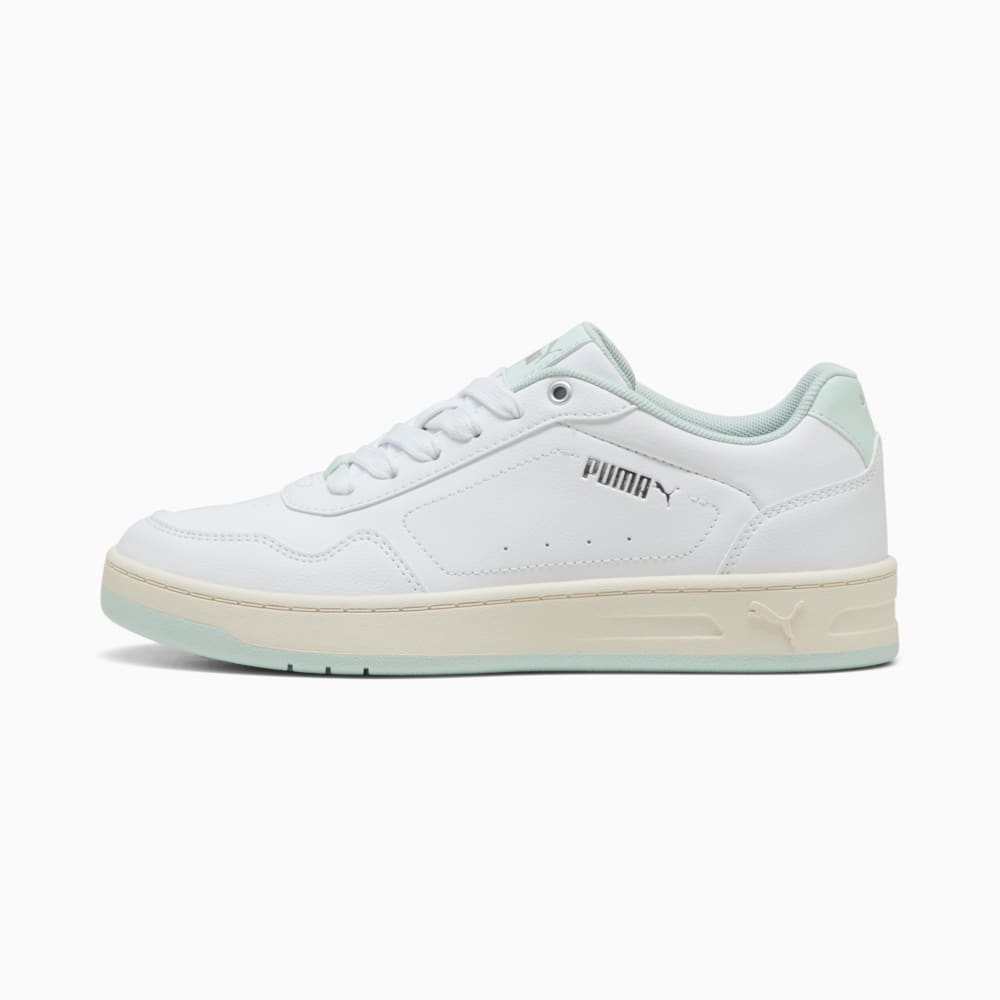 Зображення Puma Кеди Court Classy Sneakers #1: PUMA White-Peaceful Blue-PUMA Silver