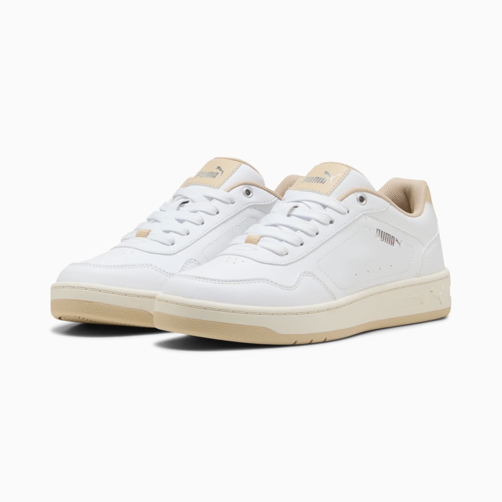 Изображение Puma Кеды Court Classy Sneakers #2: PUMA White-Toasted Almond
