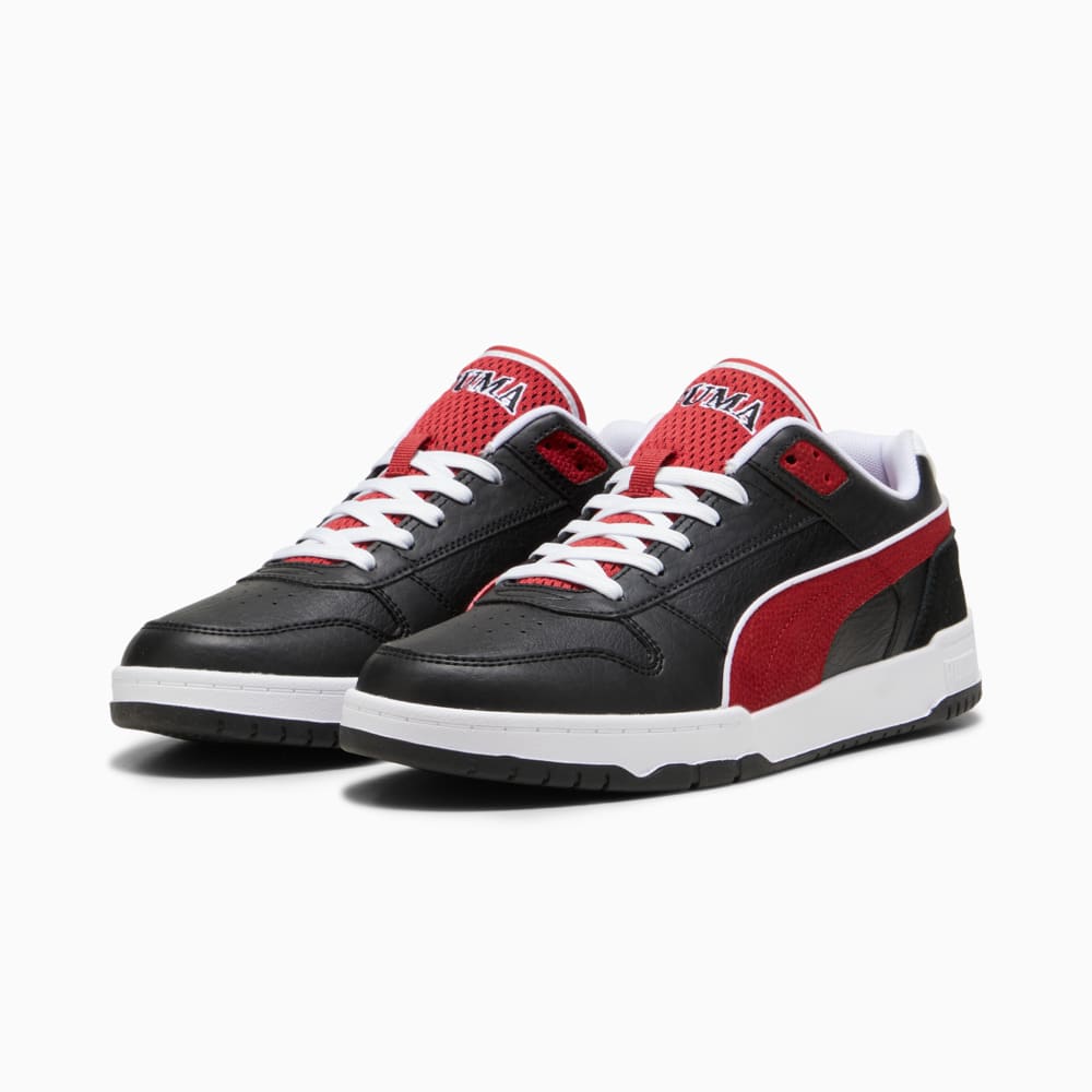 Изображение Puma Кеды RBD Game Low Retro Club Unisex Sneakers #2: PUMA White-PUMA Black-Club Red