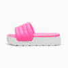 Изображение Puma Шлепанцы Karmen Puffy Women's Slides #1: Poison Pink-PUMA White