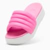 Изображение Puma Шлепанцы Karmen Puffy Women's Slides #6: Poison Pink-PUMA White