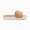 Изображение Puma Шлепанцы Karmen Puffy Women's Slides #5: Warm Beige-PUMA White
