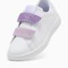 Изображение Puma Детские кеды Smsah 3.0 L Glitter Kids' Sneakers #6: PUMA White-Lavender Alert-Lilac Frost