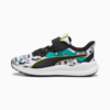 Изображение Puma Детские кроссовки Reflect Lite Masked Hero Kids' Sneakers #1: PUMA White-PUMA Black-Sparkling Green-Lime Sheen