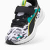 Изображение Puma Детские кроссовки Reflect Lite Masked Hero Kids' Sneakers #6: PUMA White-PUMA Black-Sparkling Green-Lime Sheen