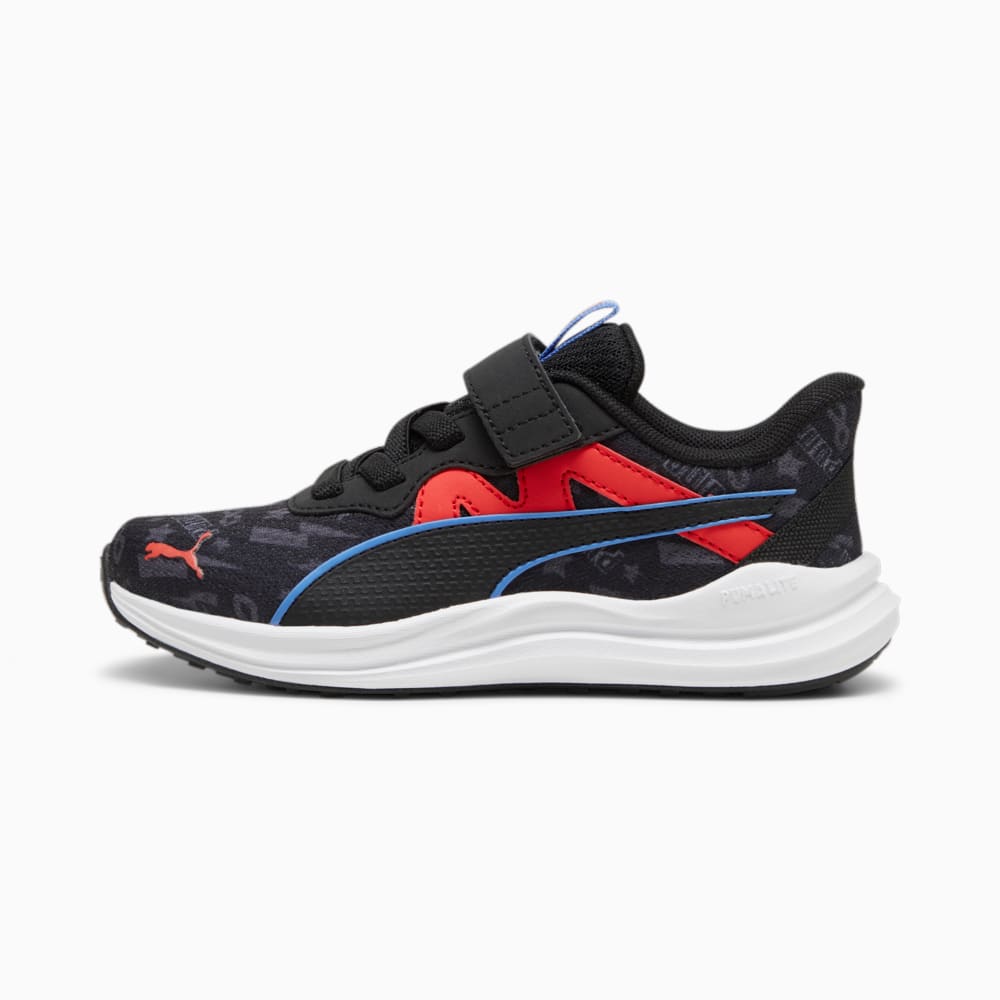 Изображение Puma Детские кроссовки Reflect Lite Masked Hero Kids' Sneakers #1: PUMA Black-Shadow Gray-PUMA White