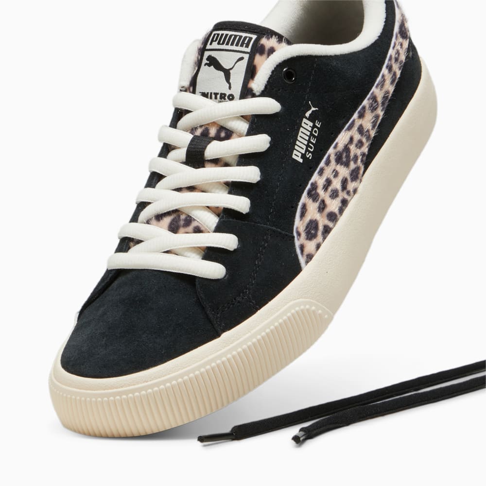 Zapatillas Suede Skate Nitro Leopard Negro Puma