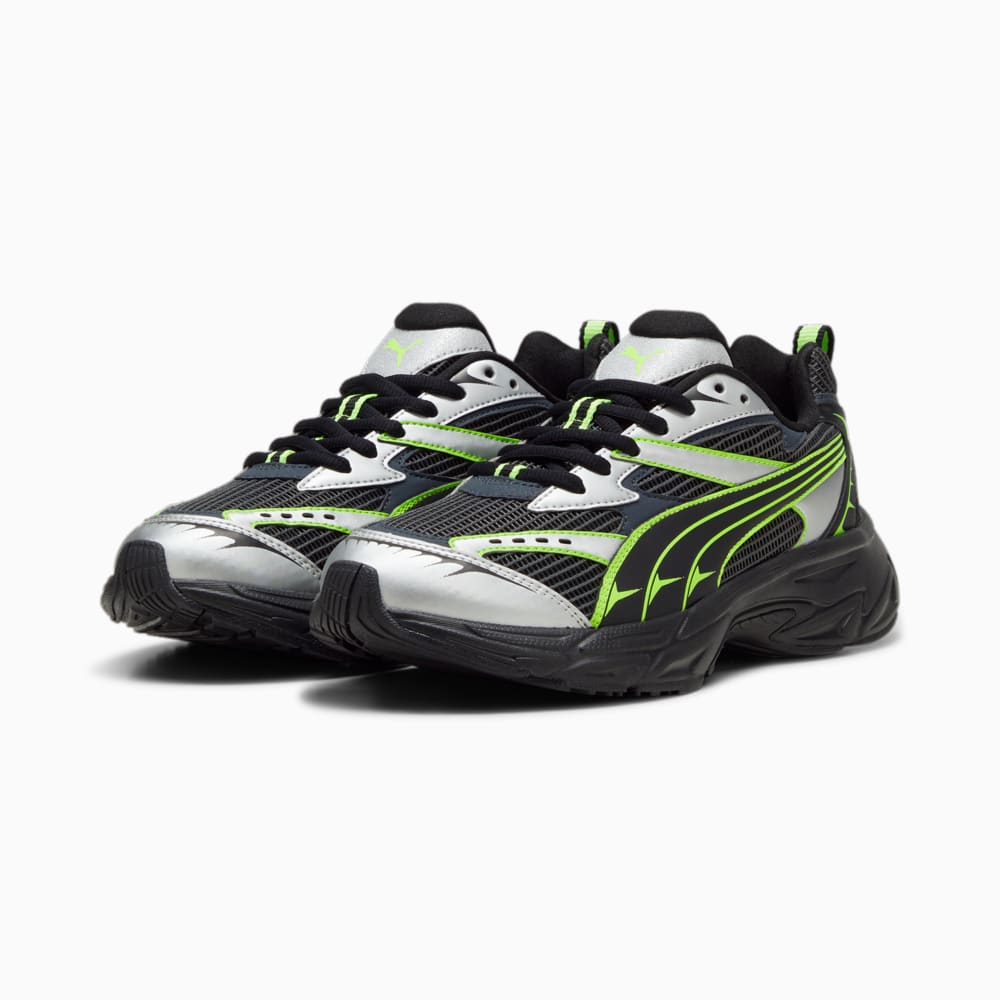 Изображение Puma Кроссовки PUMA Morphic Athletic Sneakers #2: PUMA Black-Pro Green