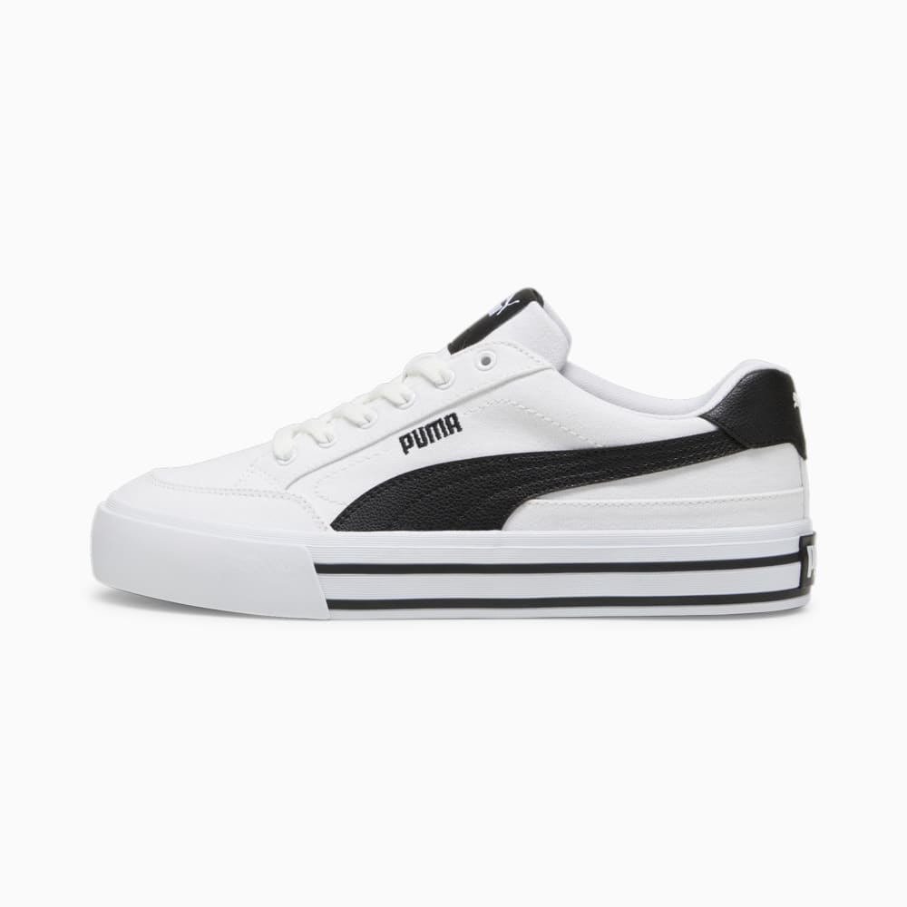 Зображення Puma Кеди Court Classic Vulcanised Formstrip Unisex Sneakers #1: Puma White-Puma Black