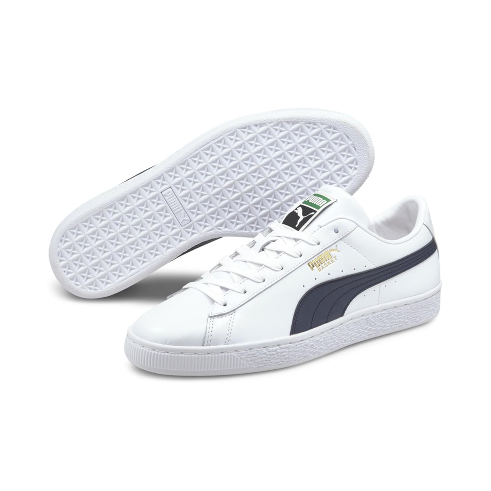Tênis couro puma basket classic shop lfs branco