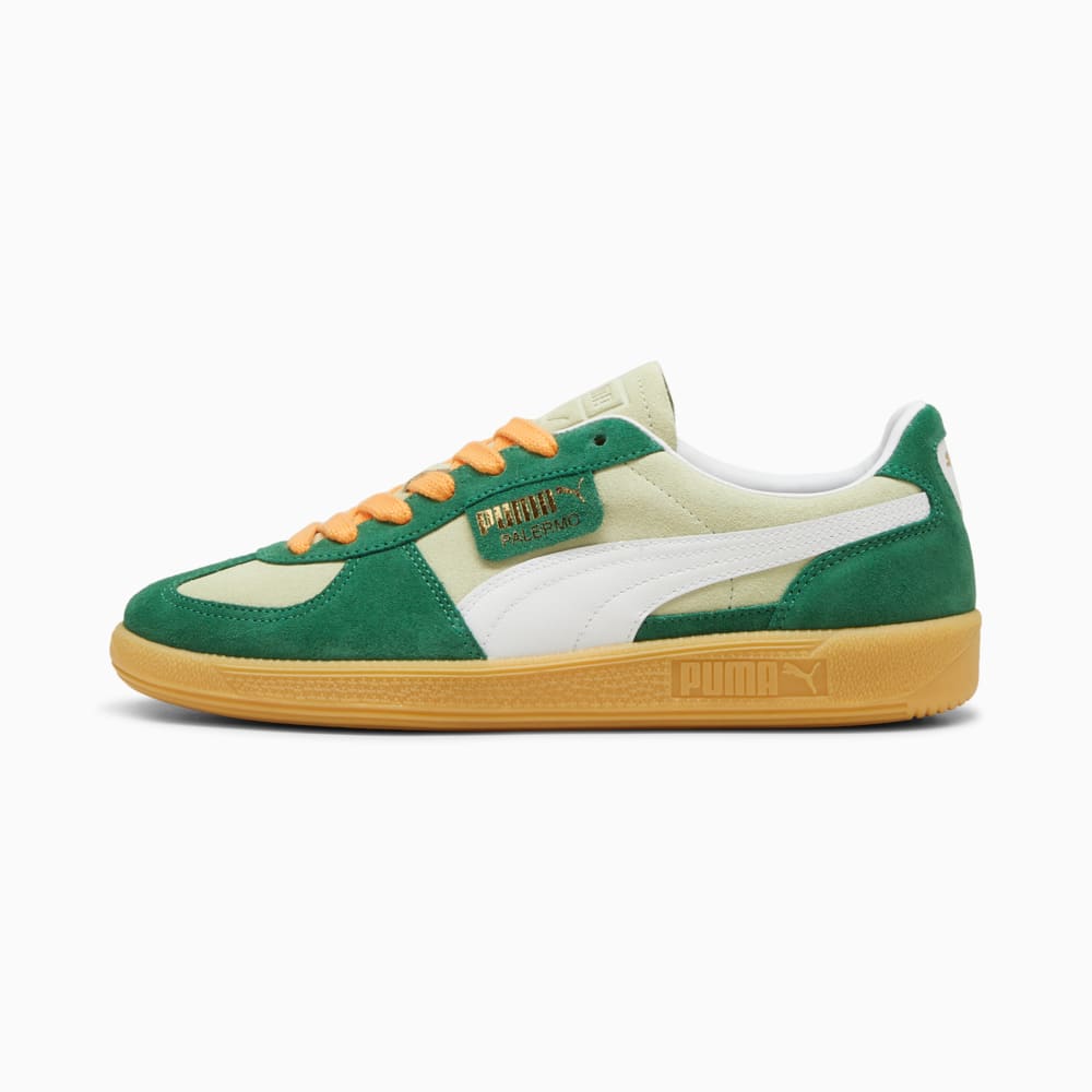 Green and yellow puma shoes deals