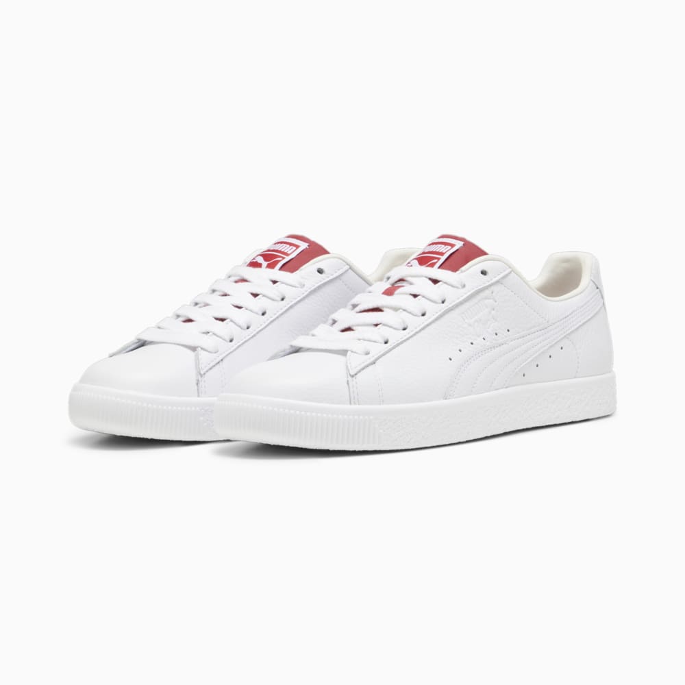 Зображення Puma Кеди Clyde Varsity II Sneakers #2: PUMA White-Club Red
