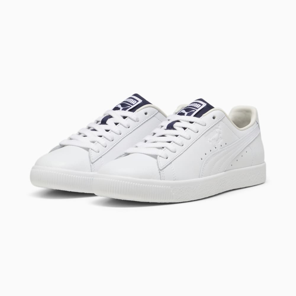 Изображение Puma Кеды Clyde Varsity II Sneakers #2: PUMA White-PUMA Navy