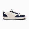 Изображение Puma Кеды Court Classic Suede Sneakers #7: Frosted Ivory-Club Navy-PUMA Gold