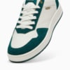 Изображение Puma Кеды Court Classic Suede Sneakers #6: Vapor Gray-Dark Myrtle-PUMA Gold