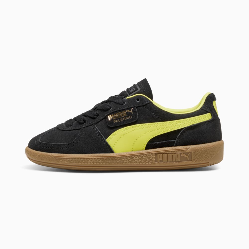 Изображение Puma Кеды Palermo Youth Sneakers #1: Puma Black-Lemon Sherbert