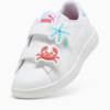 Зображення Puma Дитячі кеди PUMA Smash 3.0 Badges Kids' Sneakers #6: PUMA White-Safe Lake-Red Fire