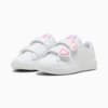 Изображение Puma Детские кеды PUMA Smash 3.0 Badges Kids' Sneakers #2: PUMA White-Magic Rose-Lilac Frost