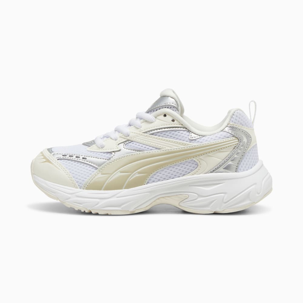 Изображение Puma Кроссовки PUMA Morphic Metallic Women's Sneakers #1: PUMA White-Warm White