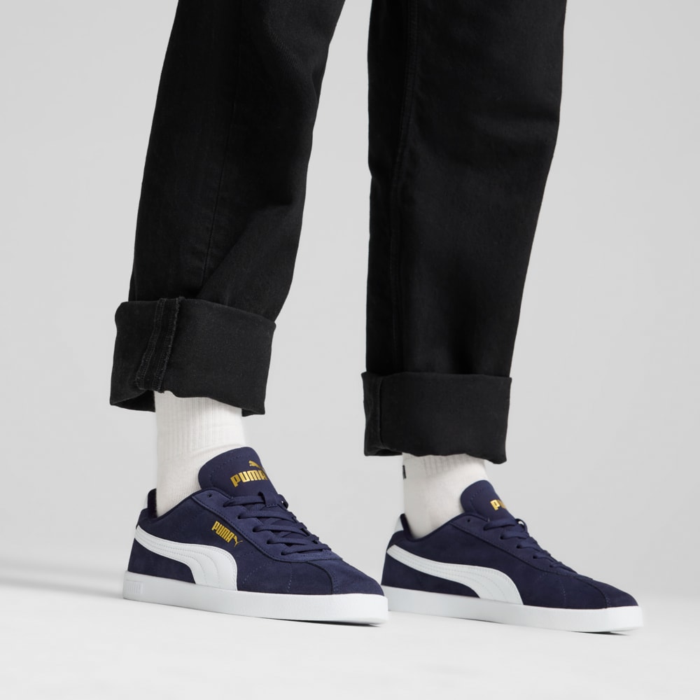 Зображення Puma Кеди PUMA Club II Suede Sneakers Unisex #2: PUMA Navy-PUMA White-PUMA Gold